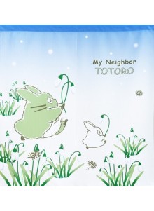 Noren Totoro and snow flakes