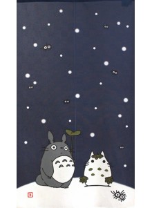 Noren Totoro and snowman