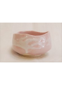 Match bowl Shino Tataki pink