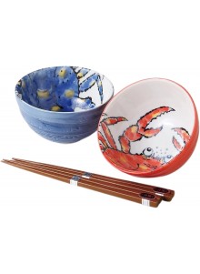 Ummimonogatari kani Bowls